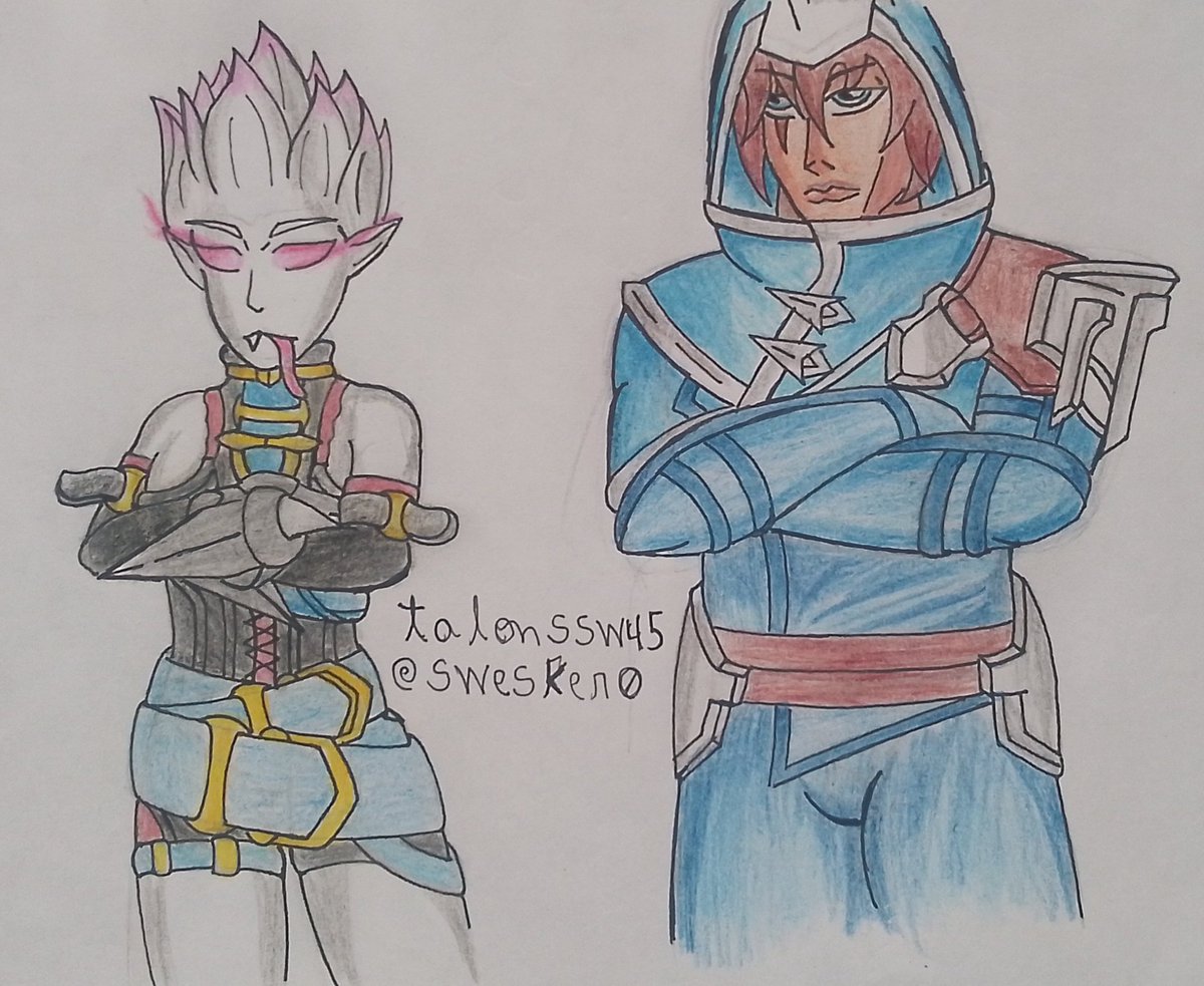 SWesker0's tweet image. Hice la dinámica del memito de una forma diferente y mejor tarde que nunca 

PD: nose porque hice a talón versión jojo, pero solo lo hice y ya 

#briar 
#talon 
#LeagueOfLegends 
#LeagueOfLegendsFanArt