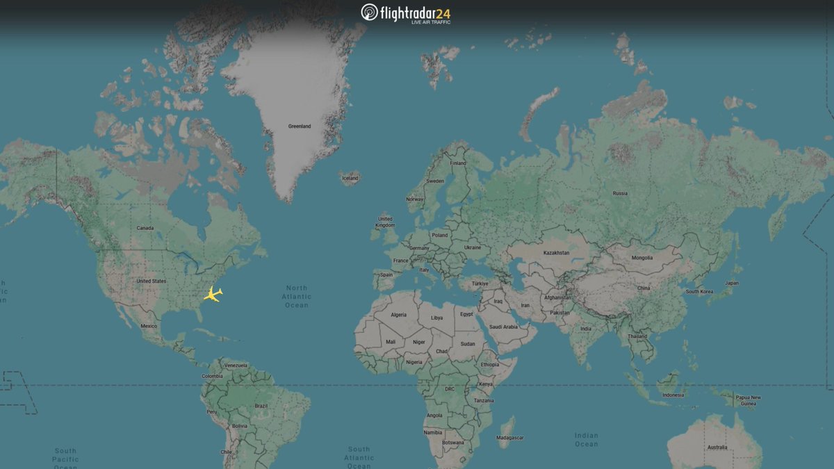 Map showing air traffic in 1903.