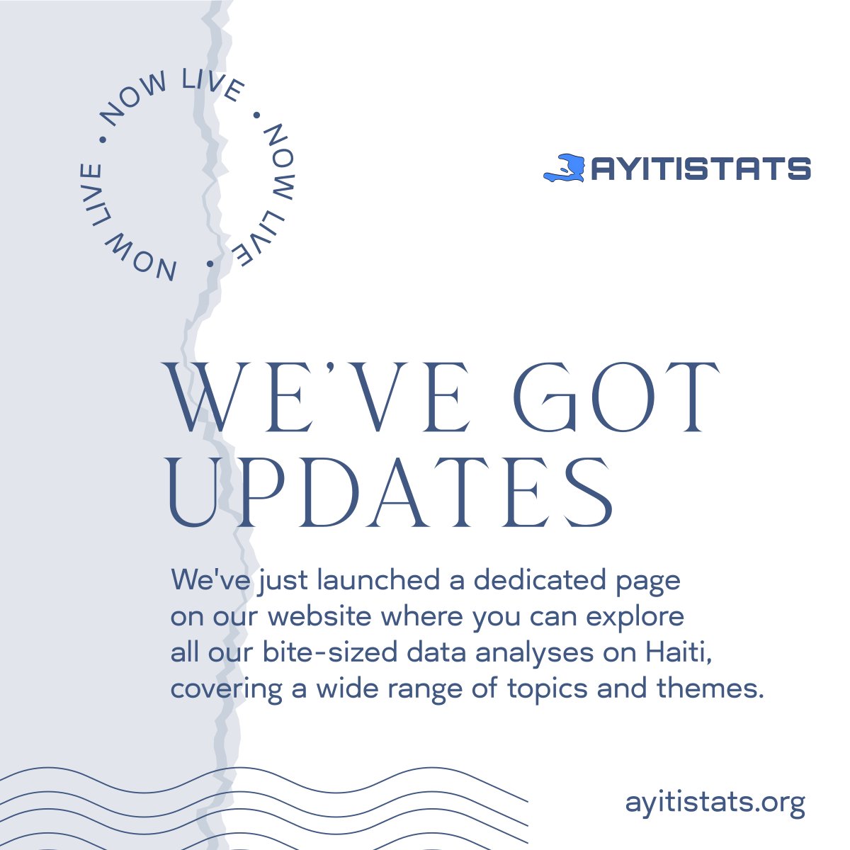 ayitistats's tweet image. All our short analyses and insights are now in one place.

We've just launched a dedicated page on our website where you can explore all our bite-sized data analyses on Haiti. 

Learn more: ayitistats.org/analyse-des-do…

#Haiti #PublicData #OpenData #AYITISTATS #DataDriven