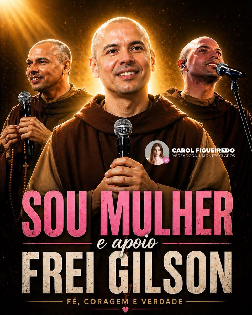 Todo apoio ao Frei Gilson, que há muito tempo é alvo de ataques covardes da esquerda.