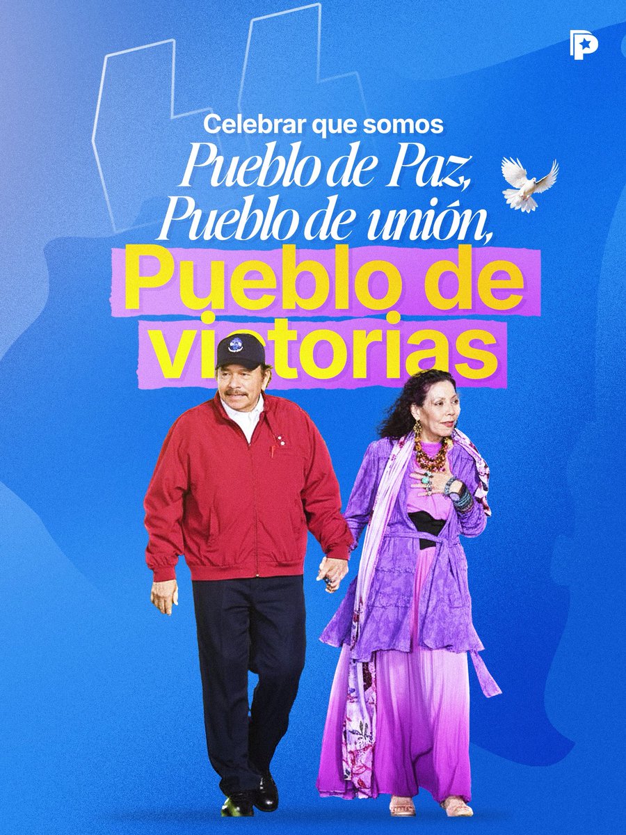 Nicaragua reafirma su compromiso con la paz como conquista del pueblo y camino irrenunciable hacia el bien común. Hoy se reafirma ese compromiso histórico con la convivencia armónica, donde la unidad, la dignidad y el bienestar de las familias son bandera de una nación. 🇳🇮✨