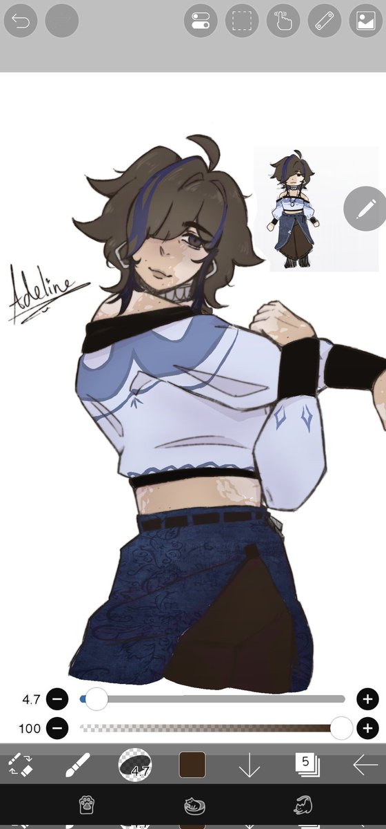 lou_417's tweet photo. Ugh, look at how pretty my arcana oc is plus her old design palette #thearcana #oc https://t.co/mL5UJg62YD