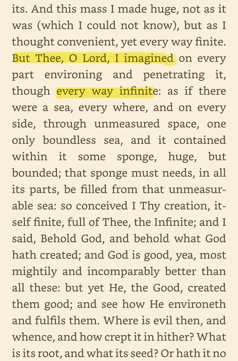 Sorry, but this is not a Thomistic reference in the 1689.

Augustine said this in Confessions.