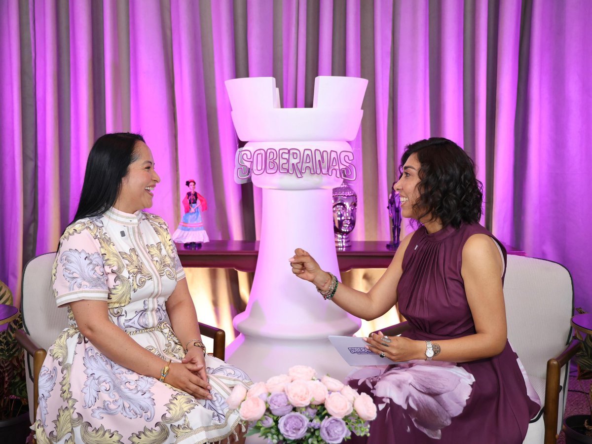 Gracias, querida <a href="/NormaPimentelMx/">Dra. Norma Pimentel</a>, por invitarme a Soberanas. Fue un honor compartir mi historia y reflexionar sobre lo que significa ser mujer: resistir, acompañarnos y seguir abriendo camino juntas.

Felicidades por este gran proyecto que da voz e inspira a tantas. 💜 No se