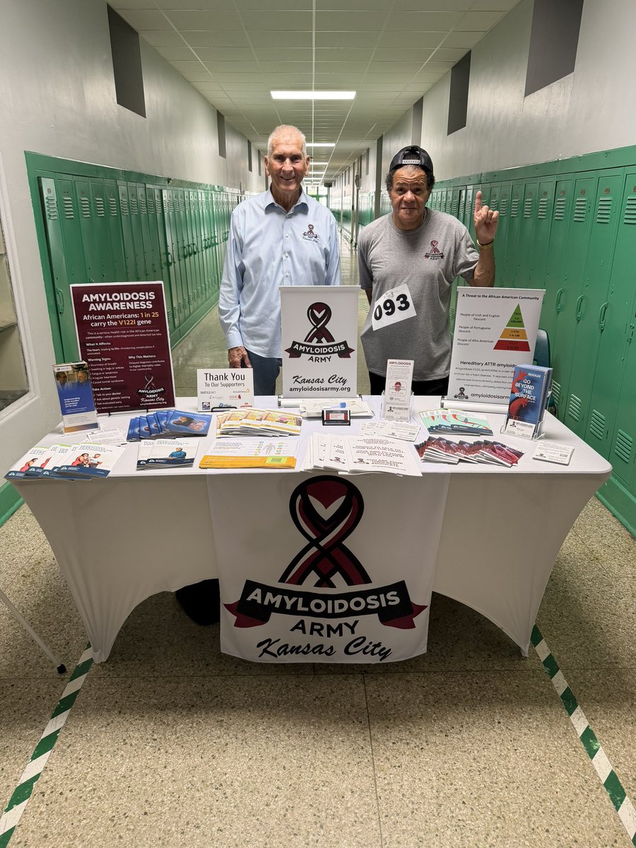 Michael21765743's tweet photo. The Amyloidosis Army has marched again to the “cardiac desert” going to the Mississippi delta thanks to the amazing hospitality from the Mississippi Sickle Cell Foundation and the wonderful Dr Evelyn Washington. We were able to bring V122I Amyloidosis awareness to another room full of community members who until today never heard of Amyloidosis! Thank you to Tallahatchie High School for their support.