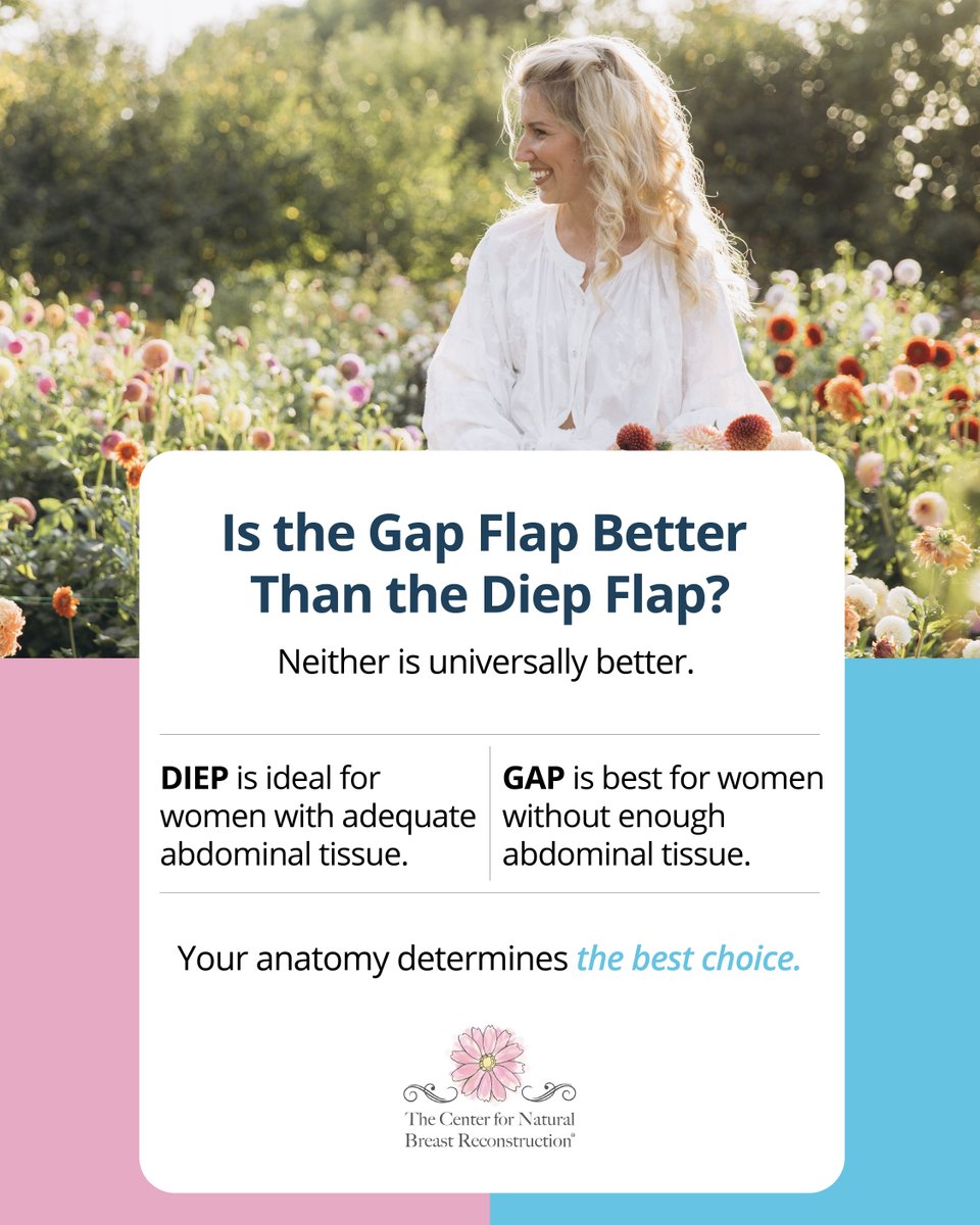 Naturalbreastre's tweet image. GAP or DIEP?

Your #Anatomy plays a key role in determining the best option. Find out which is right for you: bit.ly/3Nzbk8d
