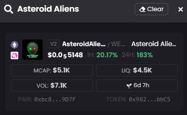 Asteroid Aliens 👽 tweet media