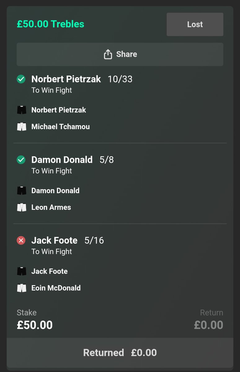 weighell26's tweet photo. @bet365help you've settled Jack Foote as a loss when he just won by 2nd  round submission. Please reconcile https://t.co/KKSVlkPW5o