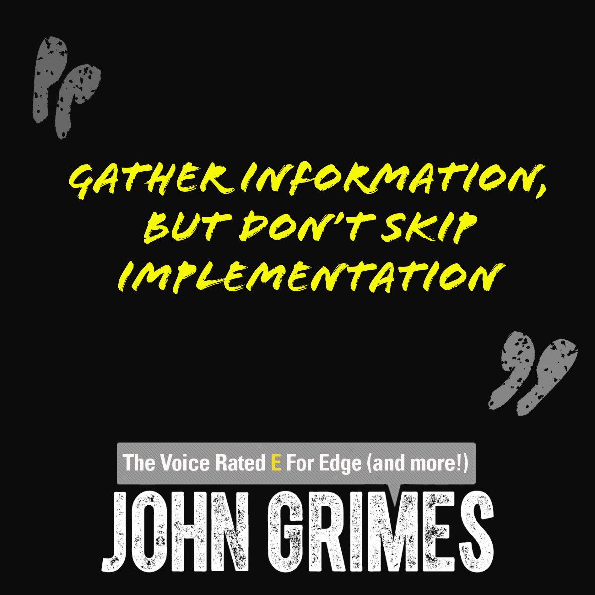 EXERCISE 
Put your knowledge to good use!

E-E-E

Your EARS have ENJOYED John’s voice on a promo, commercial, or narration. EMAIL, call, or text John about your next EPIC project!