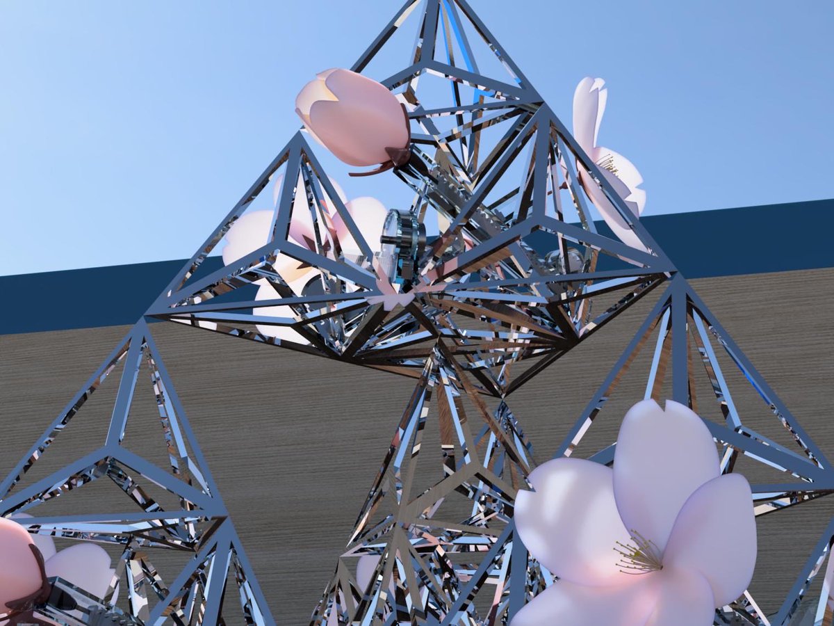 日本の伝統工芸と、桜とものづくりを組み合わせて、春をいつまでも感じられるオブジェを作りました。桜は開閉式、光と影で違う景色に変わっていく風景を表現しました。
#fusion #学生デザインコンテスト2026 #キャドラボお花見2026