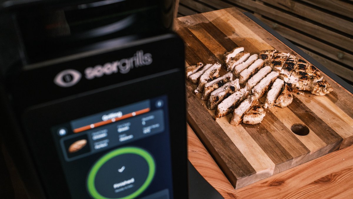 seergrills's tweet image. Perfect Char. Zero Guesswork. 2 min 25 sec cook time. 🍗
#Grilling #Robot #ChickenBreast