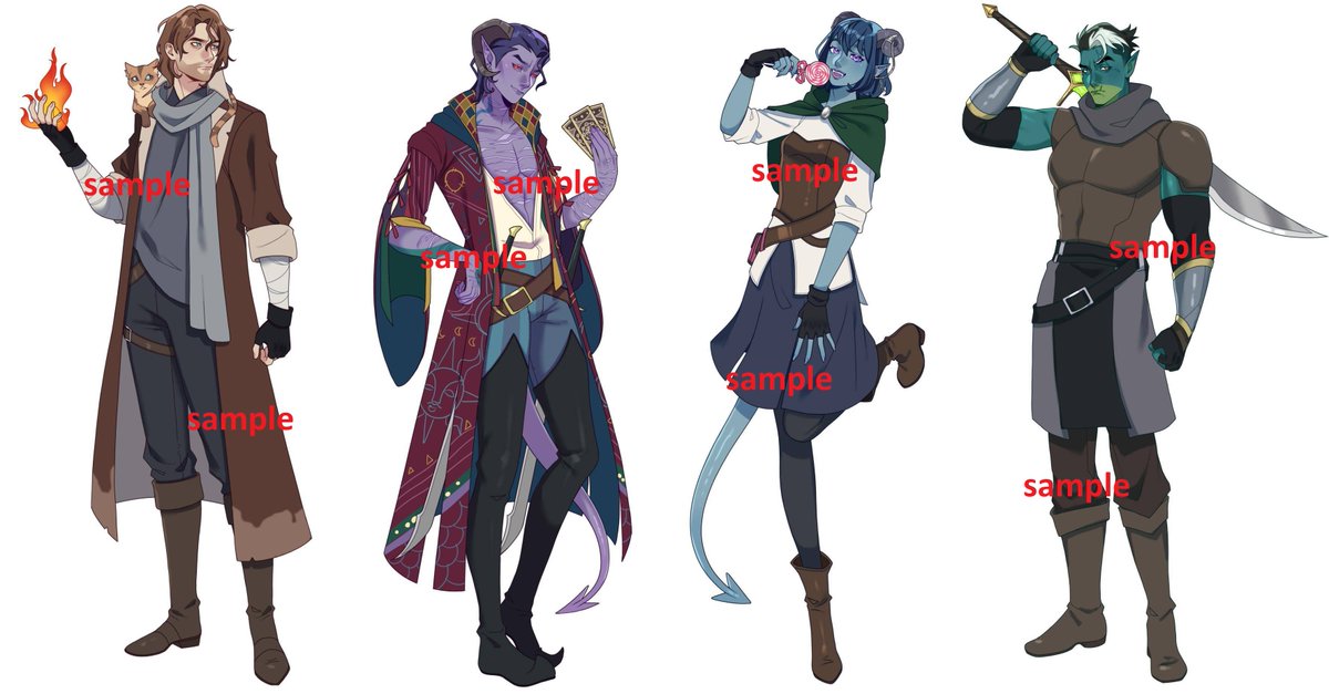 Since critter twitter enjoyed the last critical role pin designs, here are a few more merch pieces in the works for next month! These will be acrylic stands! Molly, Caleb, Jester &amp; Fjord. ( excessive marking cuz you know what happens on this site lol ) 

#criticalrole #mightynein
