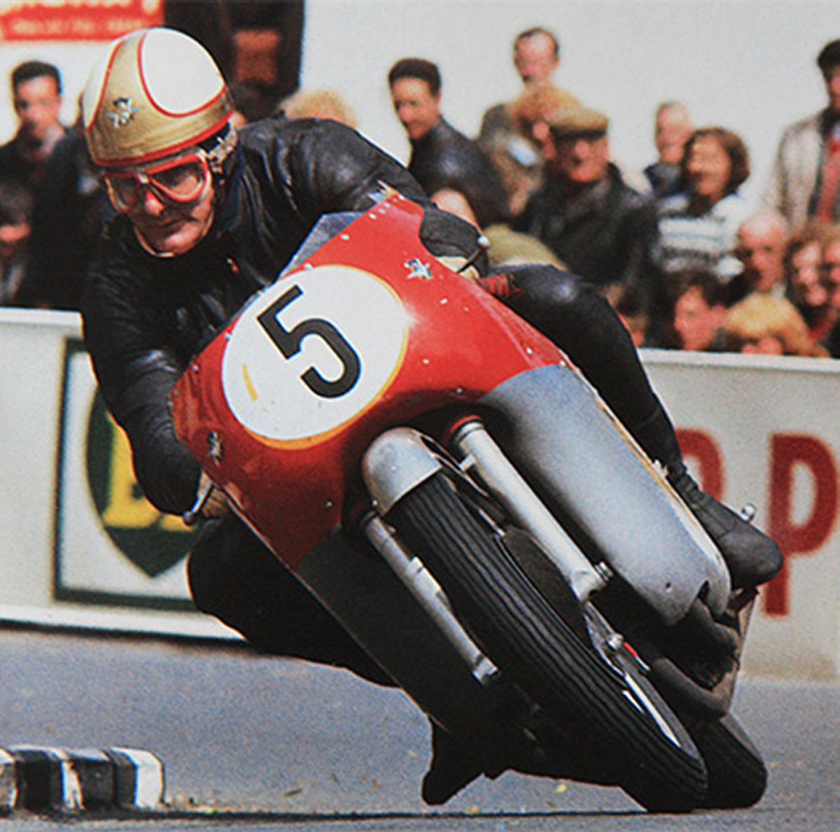 When was the last time a rider crashed and won a MotoGP race (even a sprint)? I'm not sure but Mike Hailwood won the 1965 British MotoGP round (the Isle of Man Senior TT) after crashing his MV Agusta at Sarah's Cottage and remounting. He beat Joe Dunphy's Norton Manx by 2m 19s 😅