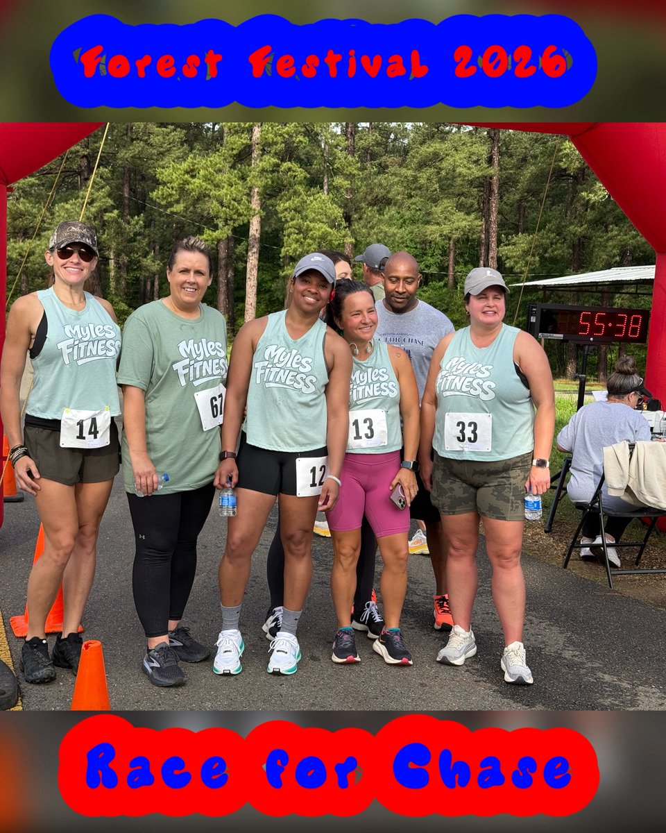 LaraeMyles's tweet image. And let us run with endurance the race God has set before us.(Hebrew 12:1) #5K 🏃🏽‍♀️🏃🏽‍♂️#ForestFestival2026 🌲 #MylesFitness 🏋🏽‍♂️
#RaceForChase ❤️🤍💙#InMemoryOfChaseMcManus 🩵