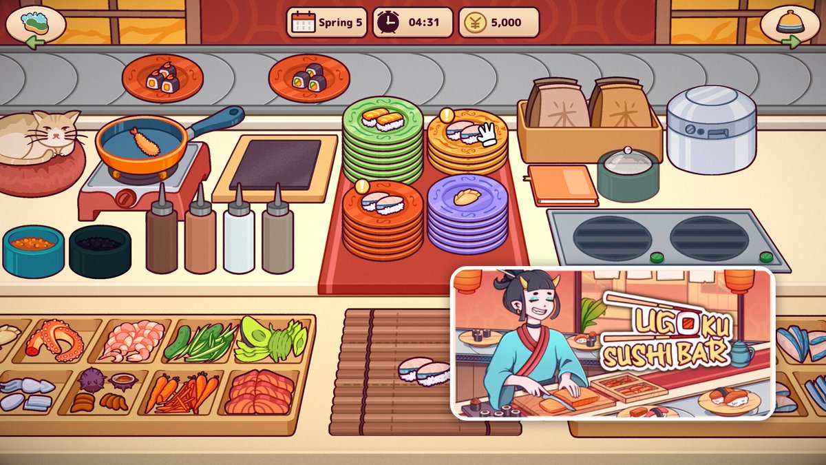 rogueducknet's tweet image. #WholesomeKitchenEvent starting now!  🎉✨

Come check out a cozy collection of wholesome games set in kitchens, restaurants, and lively streets, where you can prepare and sell delicious food and drinks. 🍽️
#indiegames