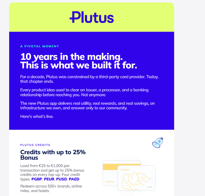 DavidPersson_B's tweet image. @plutus @Plutus_Support @PlutusYogi 

They still sending emails even after requests to have it opt out again (first times was over a year ago and few this year). That is crazy.

#PLU #PLUS #SpamEmail