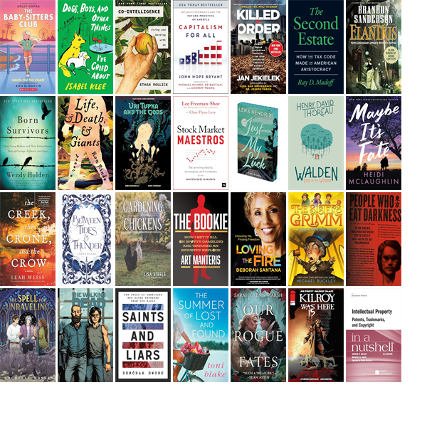 hendersonlibs's tweet photo. This week the Henderson Libraries have 110 new books.  New items include Famesick, The Baby-Sitters Club 19, Go Gentle, Big Girl Blitz, I Choose Me, Japanese Gothic, Co-Intelligence, Cherry Baby, The Arachnid, Capitalism for All, and Who Needs Friends. https://t.co/2YhfbV0EiT https://t.co/9APuD7j4ee