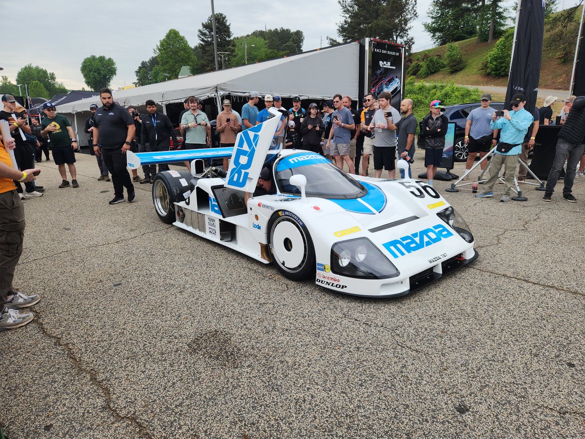 venable_brian's tweet photo. Fresh restoration on 787b at Road Atlanta today. #Mazda https://t.co/7KWc0rvPg6