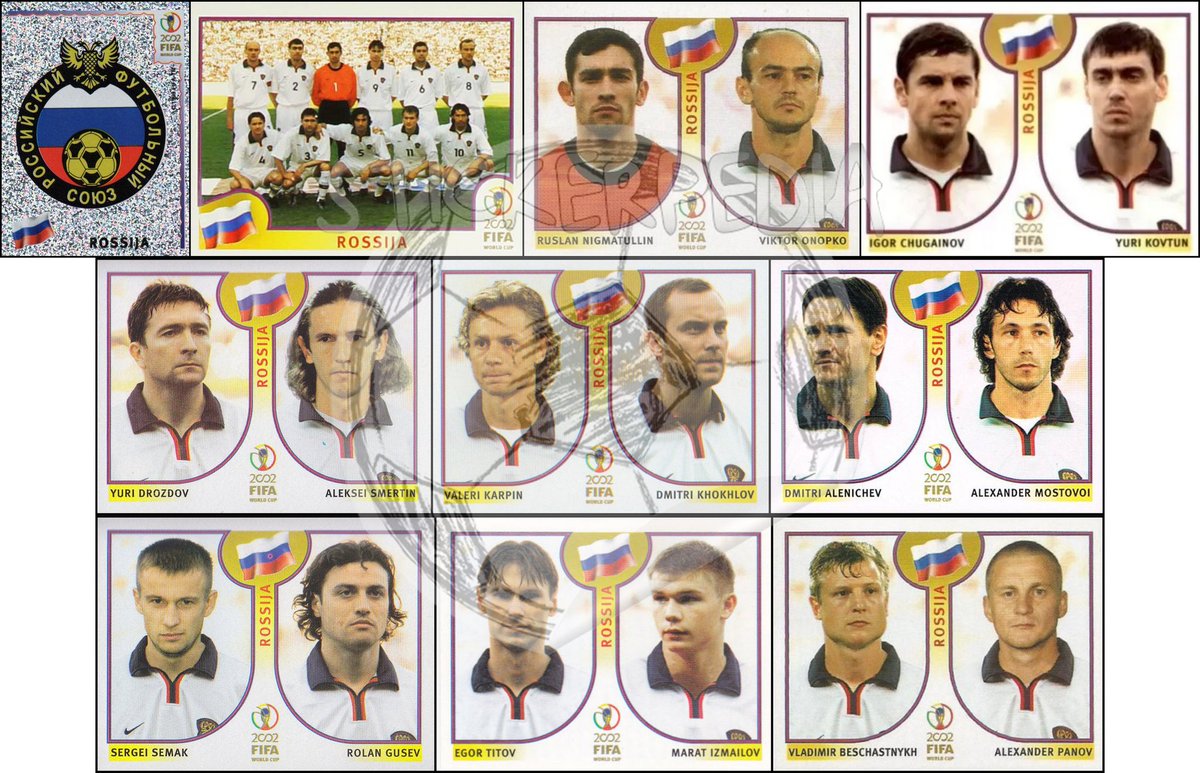 Stickerpedia1's tweet image. Russia WC 2002 #panini