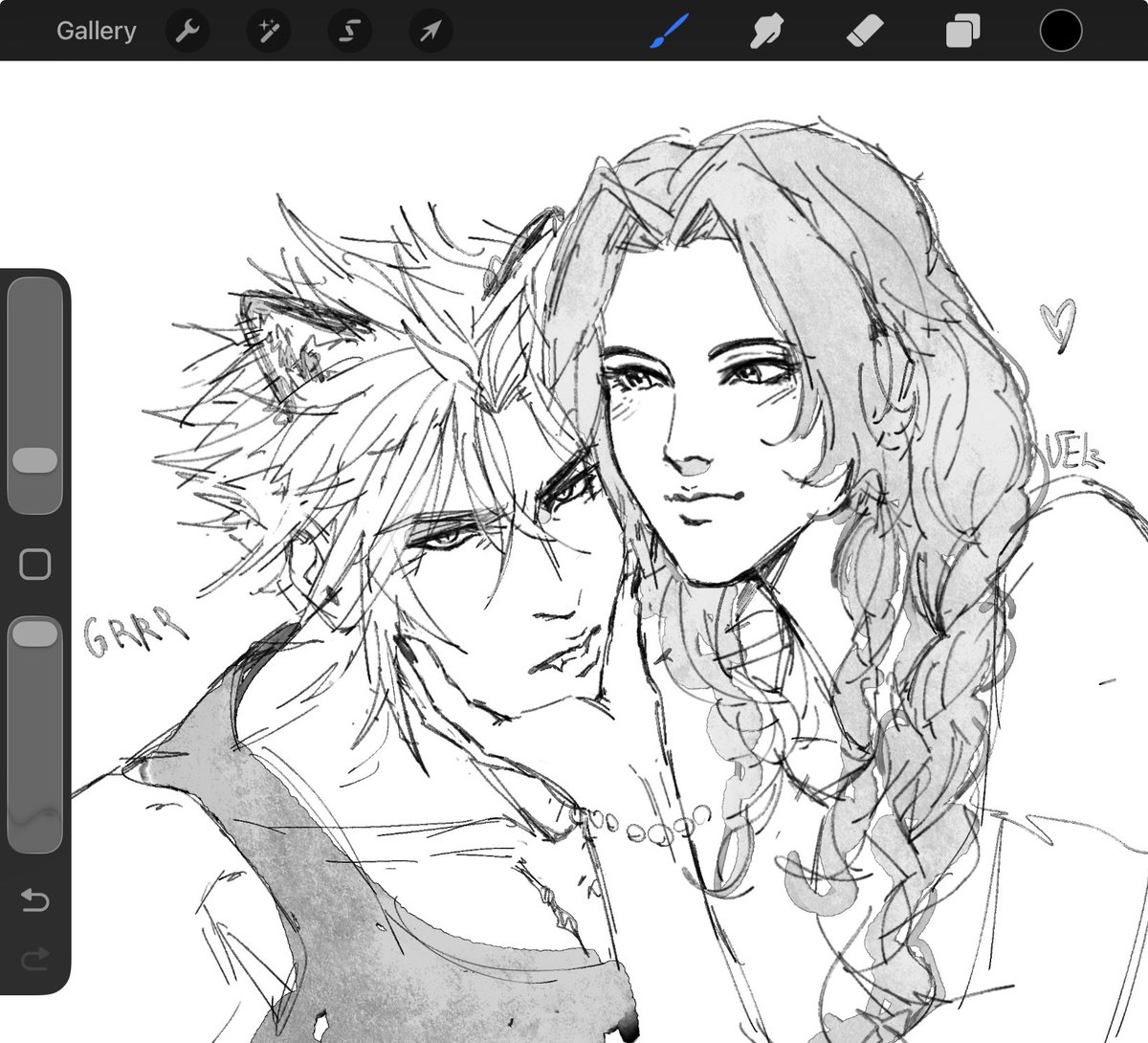 her puppy

#ff7 #clerith