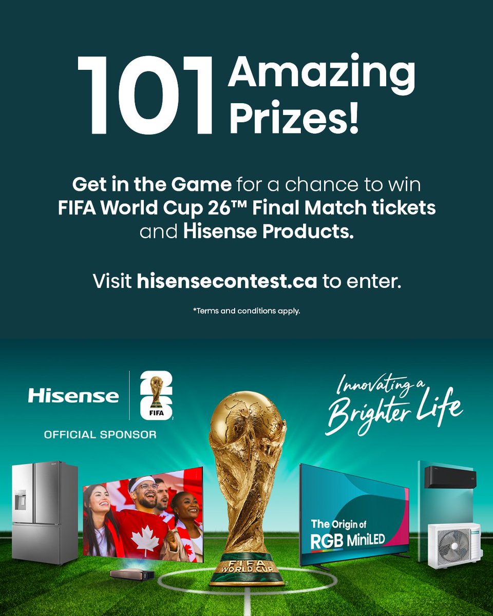 Hisense Canada tweet media