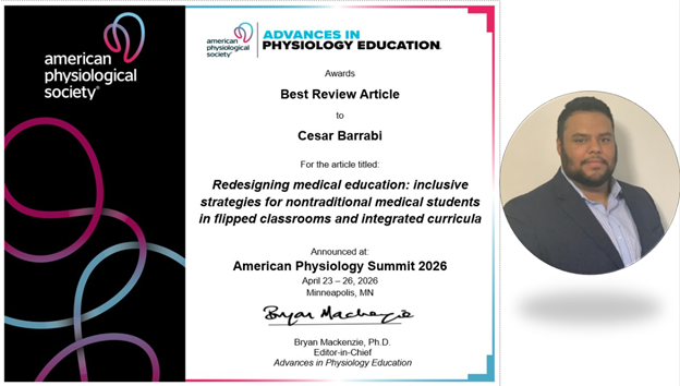 AdvPhysiolEduc's tweet photo. 🎊 Big congratulations to this year’s @AdvPhysiolEduc  #APS2026 Summit Award winners! 🎉

Check out the award-winning Research and Review Articles:
🏅 https://t.co/e3m6B9bP4f    
🏅 https://t.co/8rUXXwDixc  
🎖️ https://t.co/08gW3TBuyY  
🎖️ https://t.co/t9yfp2BfGN https://t.co/YEpUYyH9Kd