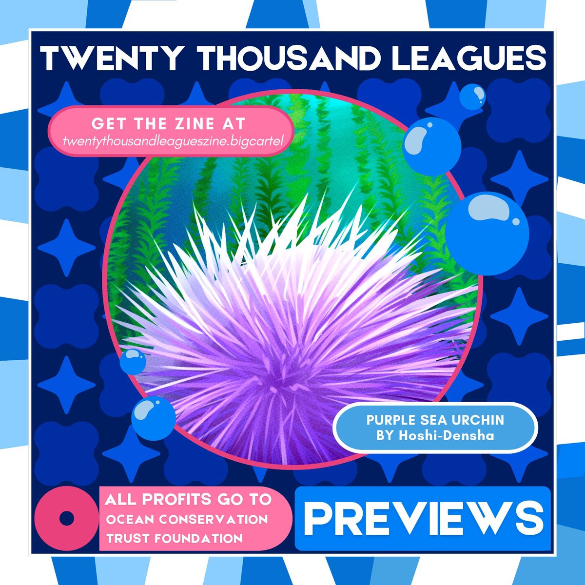20Kleagueszine's tweet image. 🐳⋆* ZINE PREVIEWS *⋆🐳

⋆* ✧ ˚ Get your 20'000 Leagues: An Ocean Celebration Zine now!·˚ ༘ 

🚀 …entythousandleagueszine.bigcartel.com

🐟 ⋆｡˚ Preorders will be open until Apr 30 ⋆｡𓇼 🦈

Proceeds go to the Ocean Conservation Trust ·˚ ༘

#20kleagueszine #ocean #zine #charity