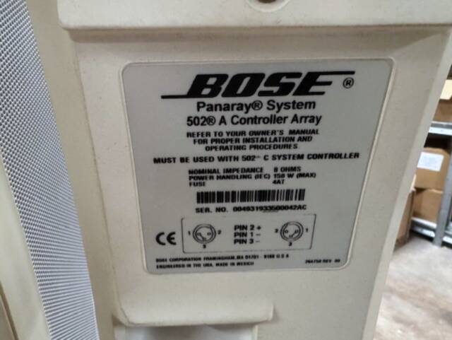 Gearwise_se's tweet image. 4pc Bose 502a, 1pc sp24 controller
Reliable system, church-installed, great shape!

Visit our website for price, more information and our complete range of premium used audio, lighting, video and staging equipment from the nordics. Worldwide delivery 📦🌍

#GearWise #ProAV