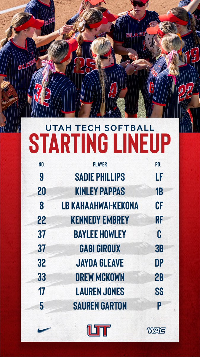 Utah Tech Softball tweet media