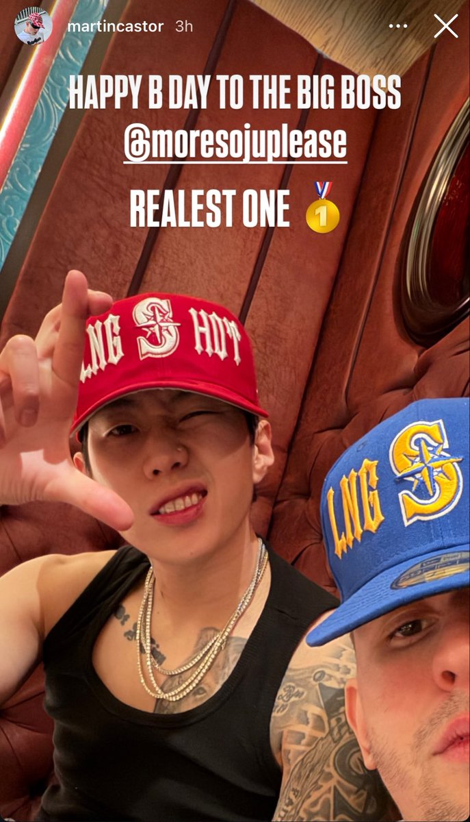 Martin castor wishing jay park happy birthday 

#JayPark #박재범 #HBD_JayPark