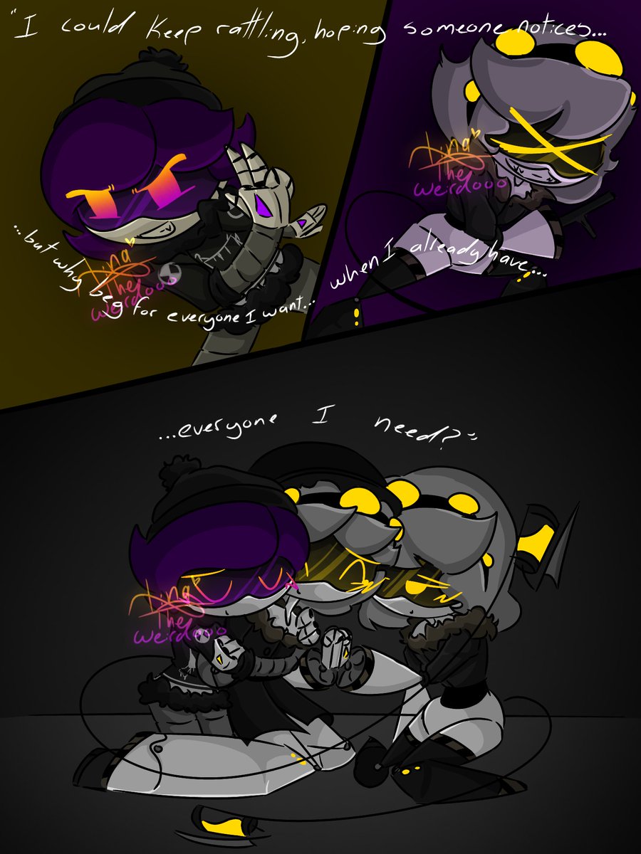 I told myself i wouldn't draw envuzi so soon after envuzi week then glitch releases this absolute bombshell
#murderdrones #envuzi