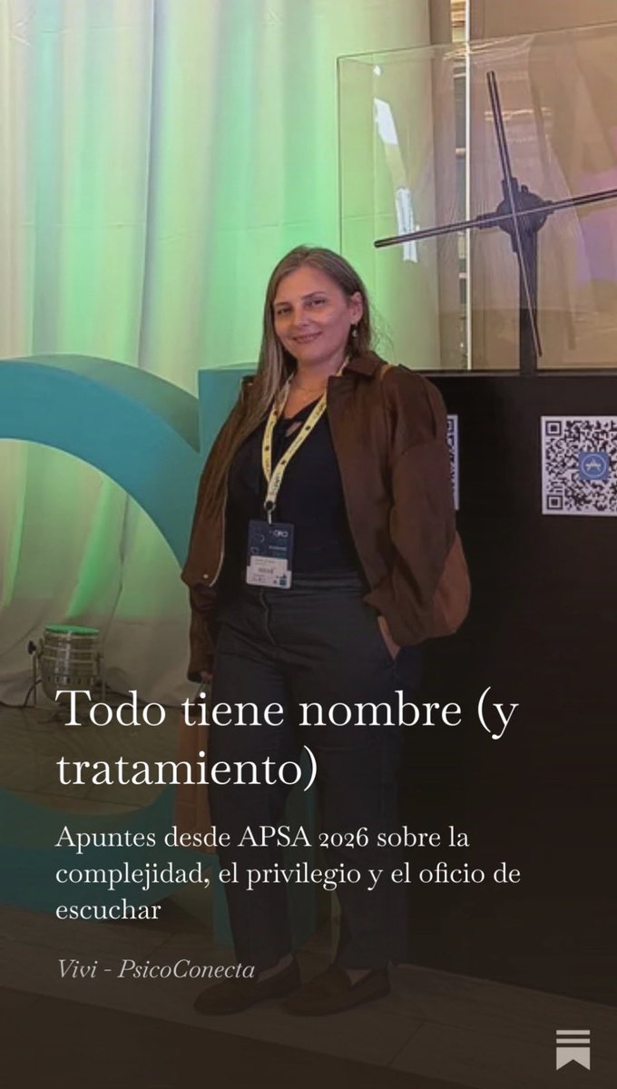 PsicoConecta's tweet photo. Estuve de congreso y traigo chisme 🙂

https://t.co/5IxCVLqEne https://t.co/jhNlJhxc61