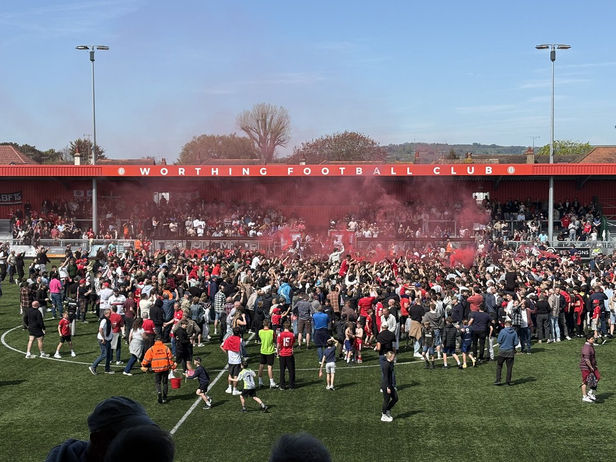 deanoadams's tweet photo. Congratulations to @adamhinsh and @WorthingFC on an incredible day and season. Thoroughly deserved 🏆 https://t.co/dQZPSoiaZs
