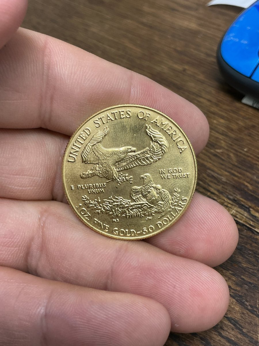 HeritageGold's tweet image. We just got a 1 Troy Oz Gold South Africa Krugerrand and American Gold Eagle! #goldstacking #goldcoins #rarecoins #coins #coins💰