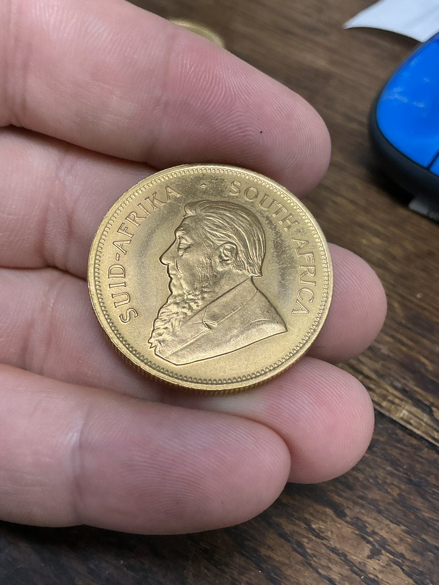 HeritageGold's tweet image. We just got a 1 Troy Oz Gold South Africa Krugerrand and American Gold Eagle! #goldstacking #goldcoins #rarecoins #coins #coins💰