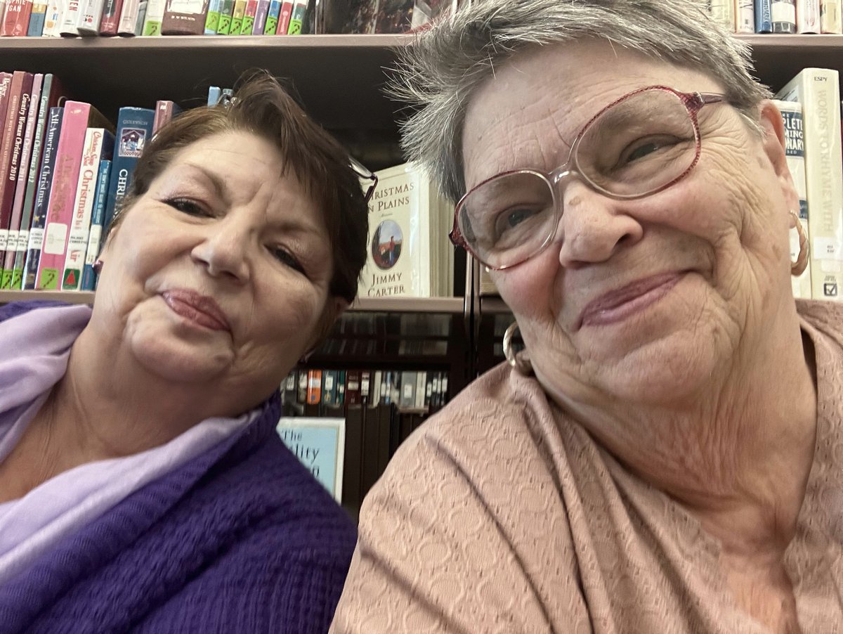mglauthor's tweet photo. M. G. Lorraine and Carole Enjoying the Greensburg Decatur County Public Library Event! https://t.co/rhrLoucZbM