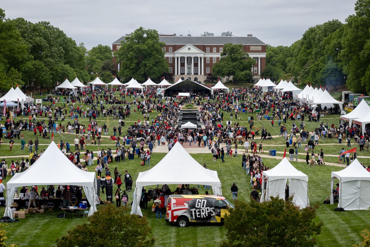 UofMaryland's tweet photo. Just a few #MarylandDay memories we'll never forget 💛

Stop by campus through 4 p.m. today: https://t.co/W0ev5mdEti https://t.co/bomA8Xh3M5