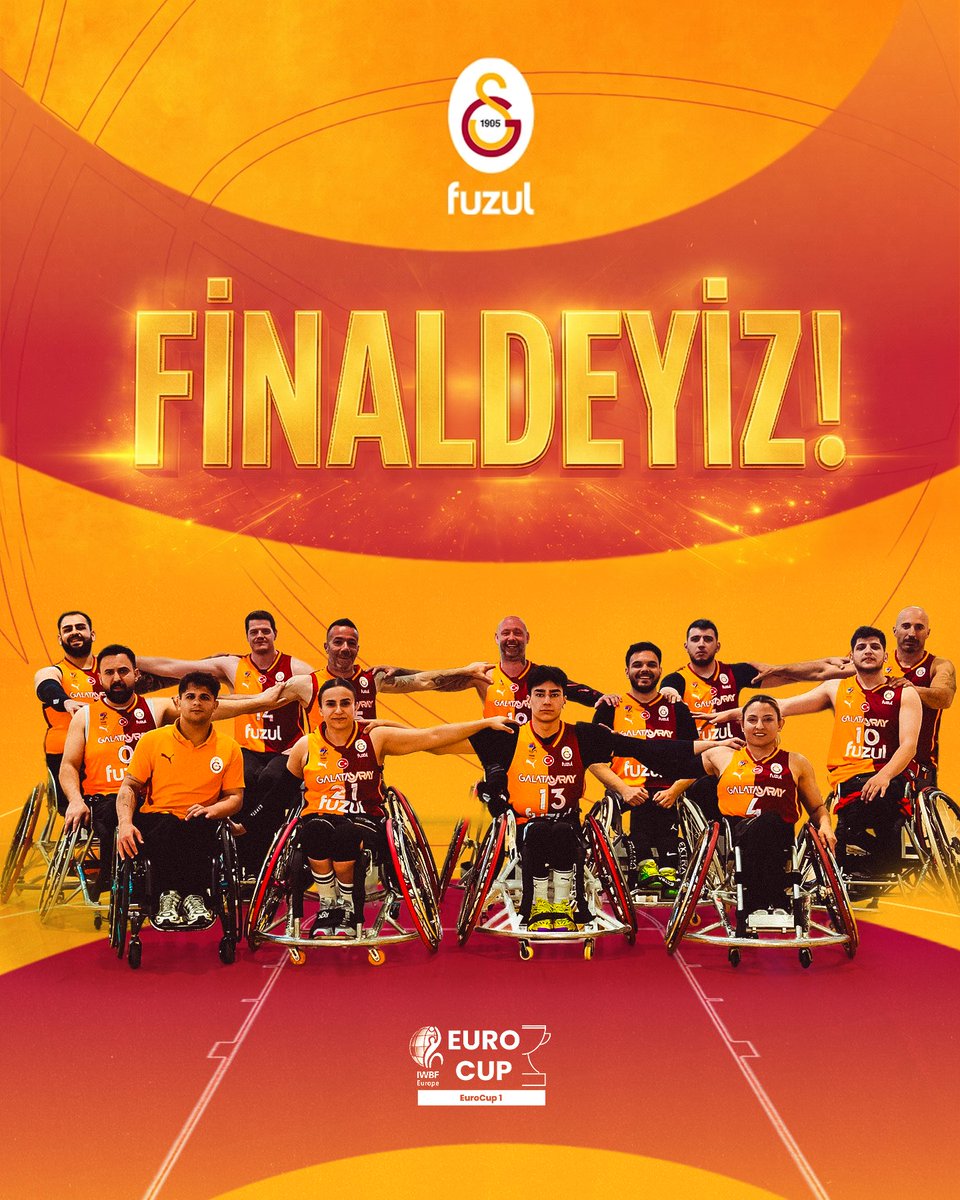 EUROCUP1’DE FİNALDEYİZZ! 💪💛❤️

#EngelsizAslanlar 🦁