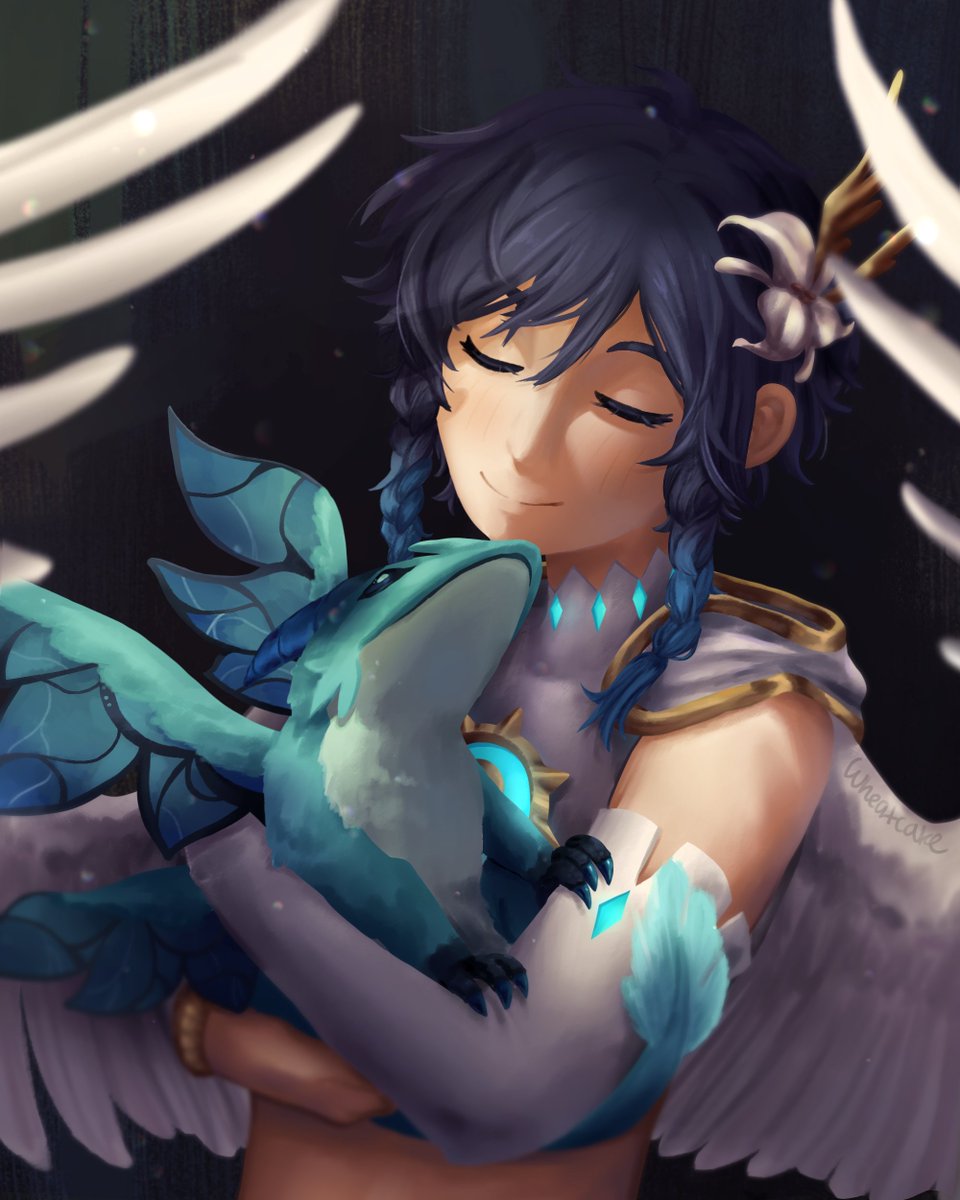 wheatcak3's tweet image. going through venti and dvalin withdrawals 💔
#GenshinImpact #Venti