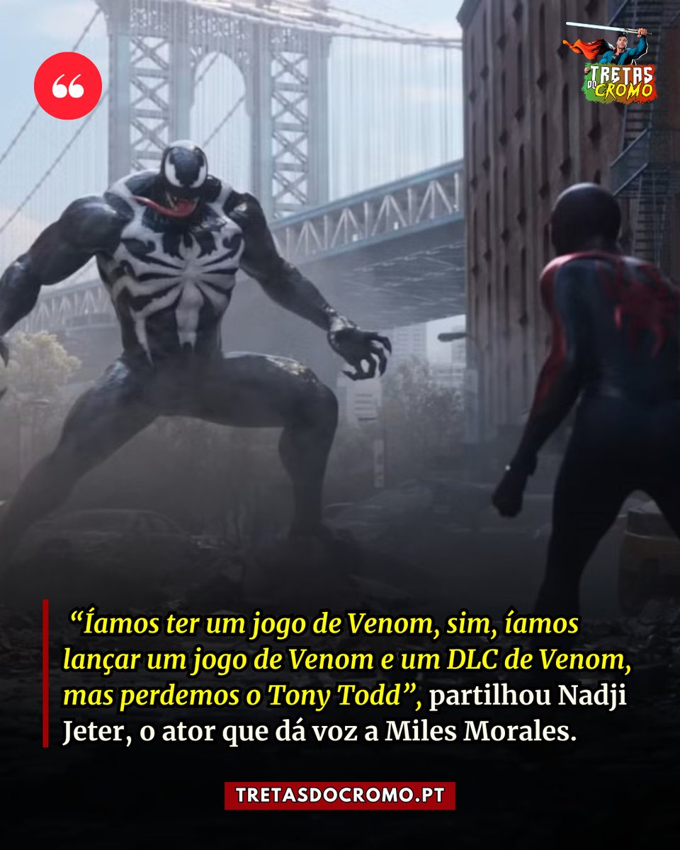 Nadji Jeter, o ator que dá voz a Miles Morales, revelou que o projeto de um spin-off dedicado a Venom, em desenvolvimento na Insomniac Games, foi cancelado.

A razão apontada pelo ator está diretamente ligada à morte de Tony Todd.