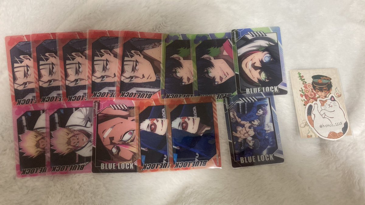 honos_1228's tweet photo. *ブルーロック ブルロ バルーン ふぁぼカ ふぁぼカード 15.16 交換 譲渡*

【譲】1.2枚目

【求】交換￤凛・潔
画像3>>同異種紙類

譲渡￤定価+送料(迷子減らしたいため1枚目同数お迎え可能な方)

まとめての方優先

福岡市内お手渡し>>郵送
難しいとは思いますがお声掛けお待ちしております🙏🏻 https://t.co/lLPkbf4Vec