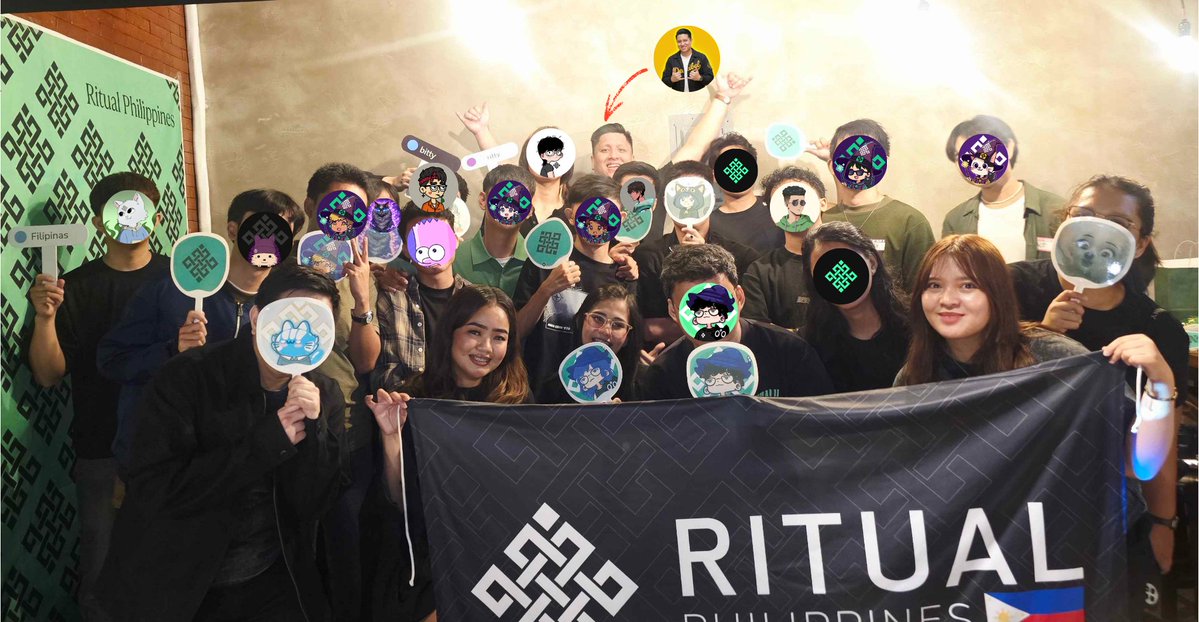 Still processing how amazing the Ritual PH meetup turned out 🇵🇭

This wouldn’t have been possible without
<a href="/Kimchiii_web3/">Kimchiiii (❖,❖)</a> <a href="/KeybiNFT_/">Keybi</a> <a href="/felixleeSimp/">alybadbad (mainnet arc) (❖,❖)</a>
thank you for your patience, effort, and dedication 💚

And to everyone who came,
it meant a lot seeing you all in real life.
You are
