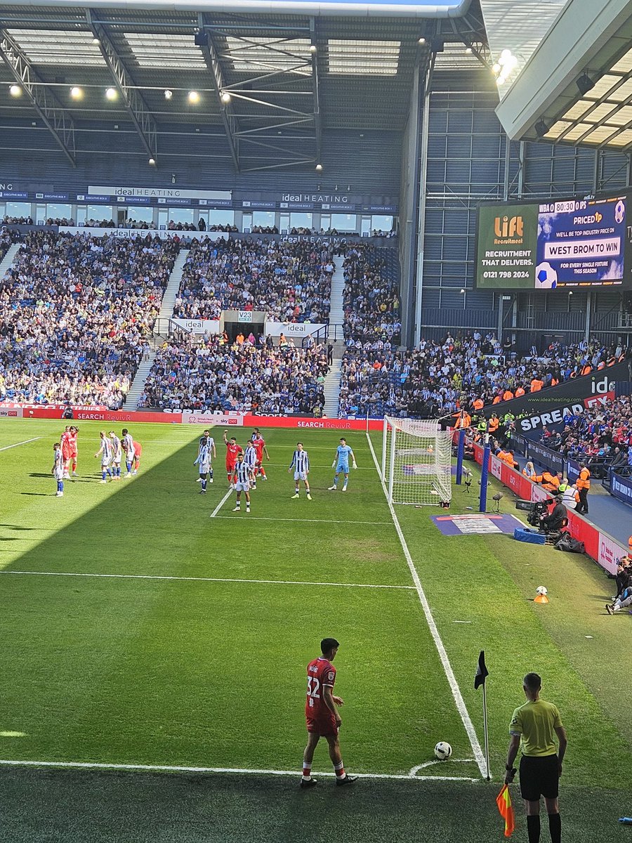 ⚪️🔵 West Bromwich Albion 0-0 Ipswich Town 🔴🔴

Safety secured for Albion, fuck the EFL 💙🤍

Game 8️⃣8️⃣ 2025/26
📅 Saturday 25th April
🏟 The Hawthorns
🏆 Championship
👥 25,318 (2,531)

#groundhopper #groundhopping