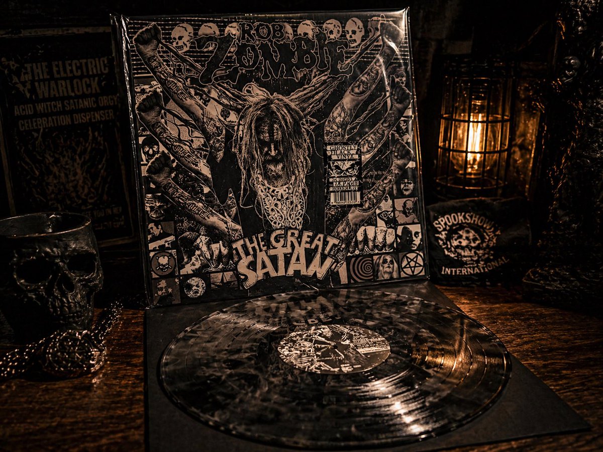 realSamGoodie's tweet image. 🎶 #NowPlaying
🎧 Rob Zombie – The Great Satan 🔥💀
😎 Today’s vibe

His 8th solo album, dropping in 2026 with a return to his roots.

#RobZombie #TheGreatSatan #Music #MusicCollection #Vinyl #VinylCollection 🎵