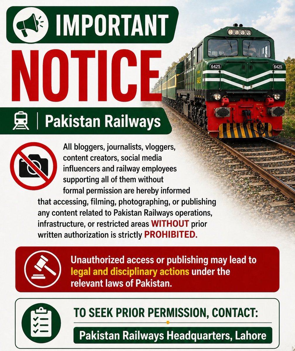 Pakistan Railways tweet media