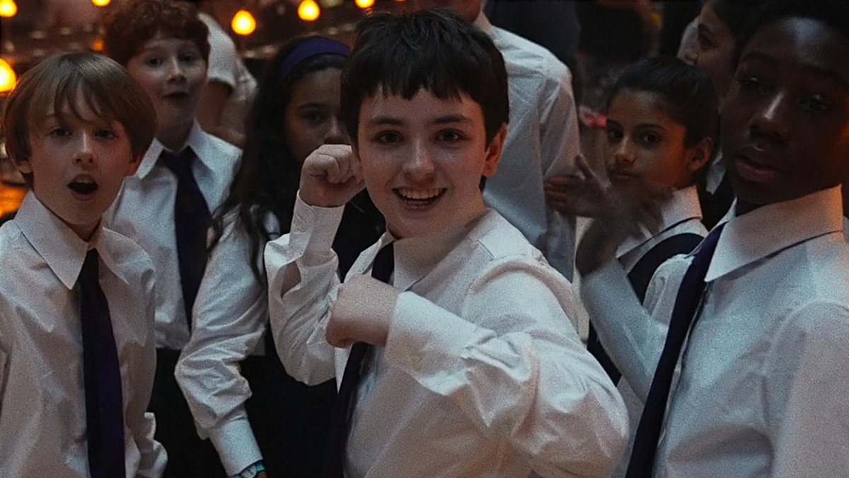 Dominic McLaughlin as Harry Potter on set of “Harry Potter and the Philosopher’s Stone” from “Finding Harry: The Craft Behind the Magic” HBO Max Special.