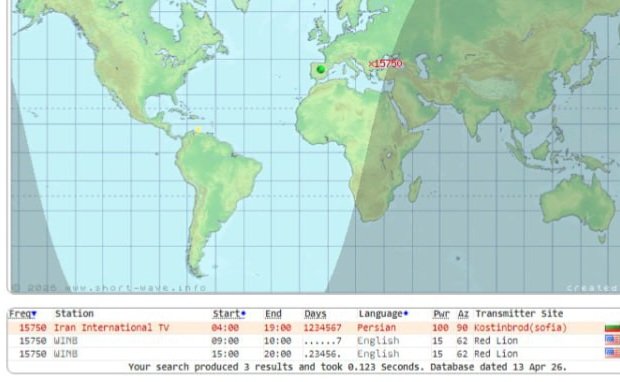 EB1LOnacho's tweet image. Iran International Radio 🇮🇷 in persian language affected by strong jamming.
15.750KHz/100Kw #PWR #SW #SWL.  t.me/dxismo
#G5RV antenna here🇪🇦