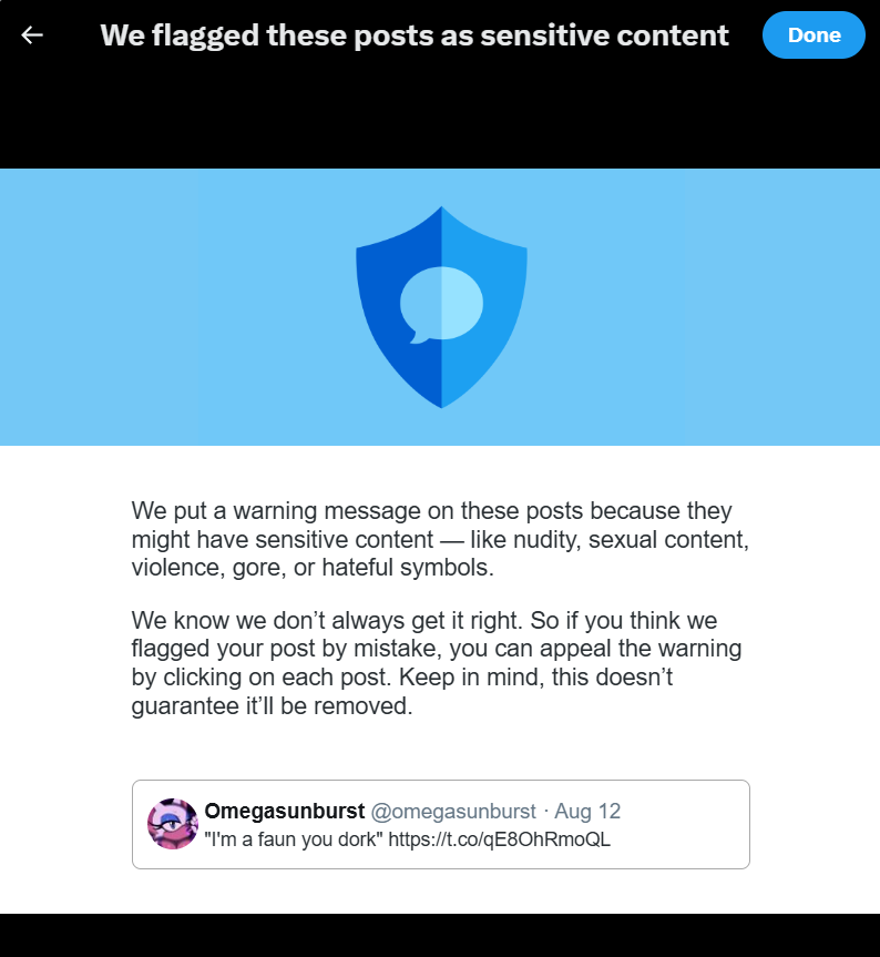 It keeps doing this to posts I made a year ago lmao
