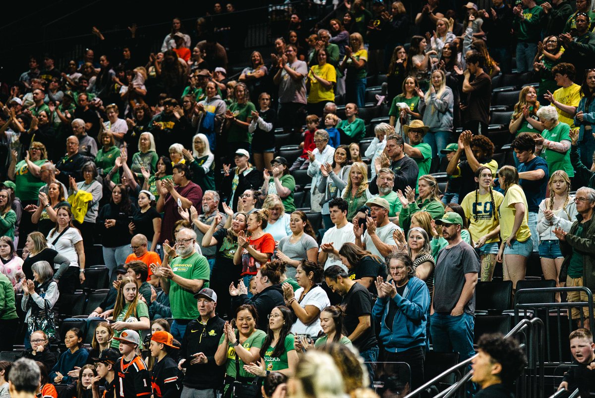 Oregon Volleyball tweet media