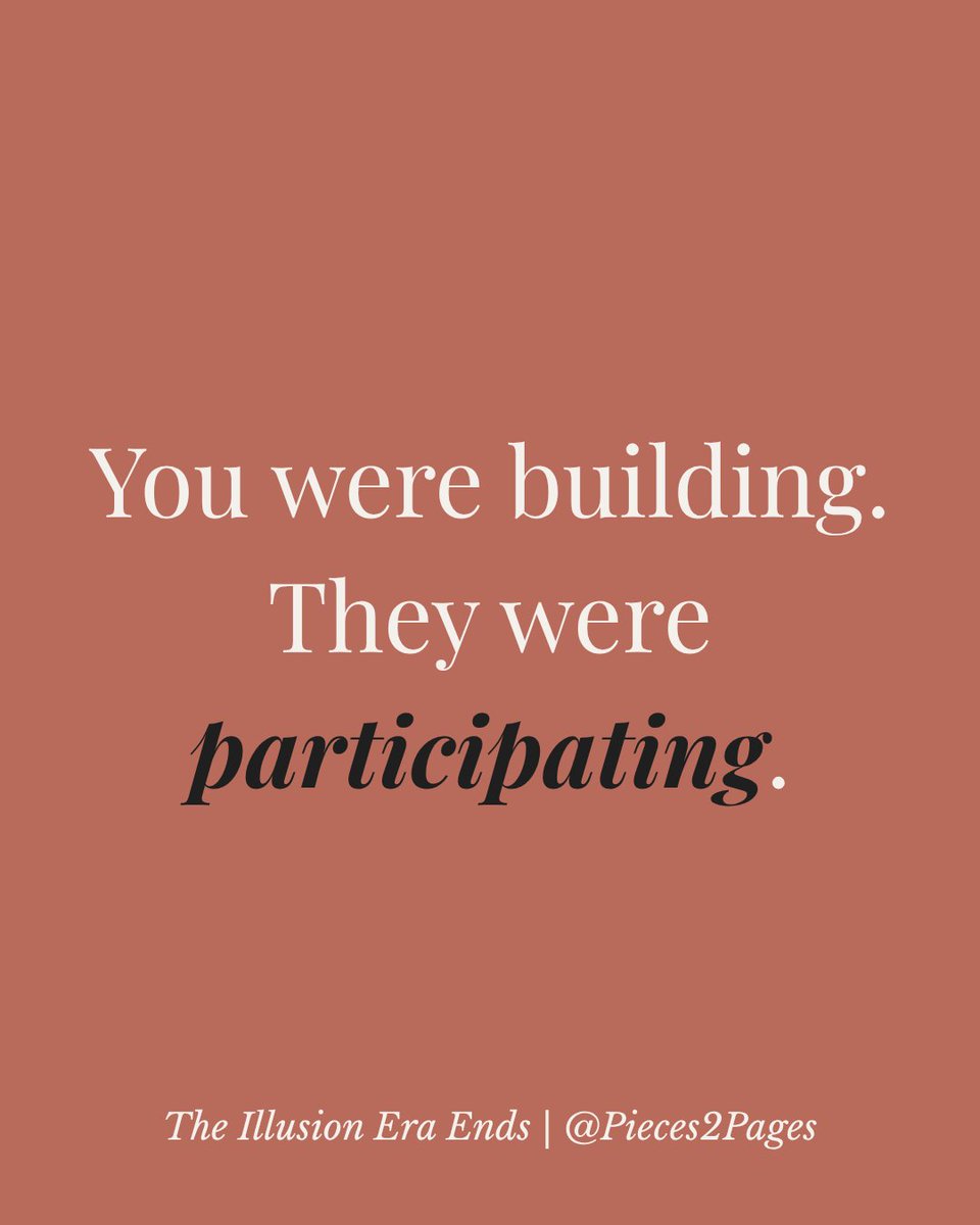 pieces2pages's tweet image. That’s why it felt real to you…
and optional to them.

→ amazon.com/author/pieces2…

#thepromisetrap #datingtruths #modernlove #selfworth #patterns